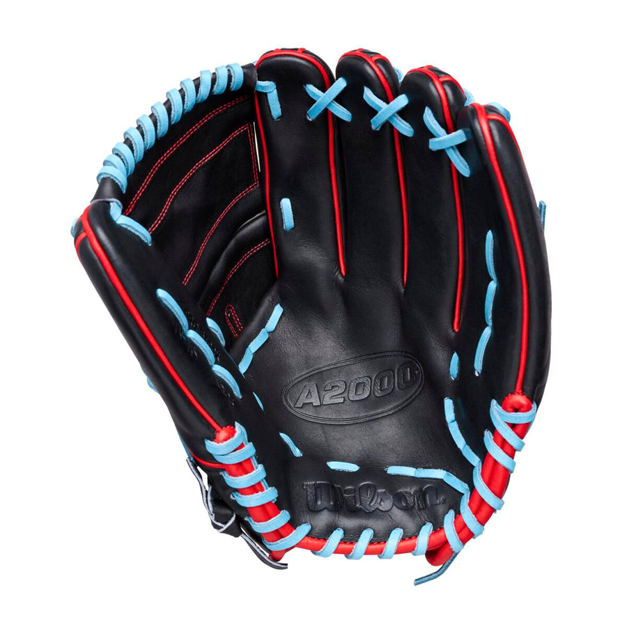 Wilson A2000 Summer 2026 B25 Black/Red/Sky Blue 12.25