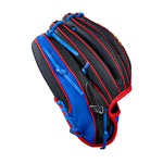 Wilson A2000 Summer 2026 DP15SS Blk/Royal/Red 11.5"-RHT Baseball Glove - image 4