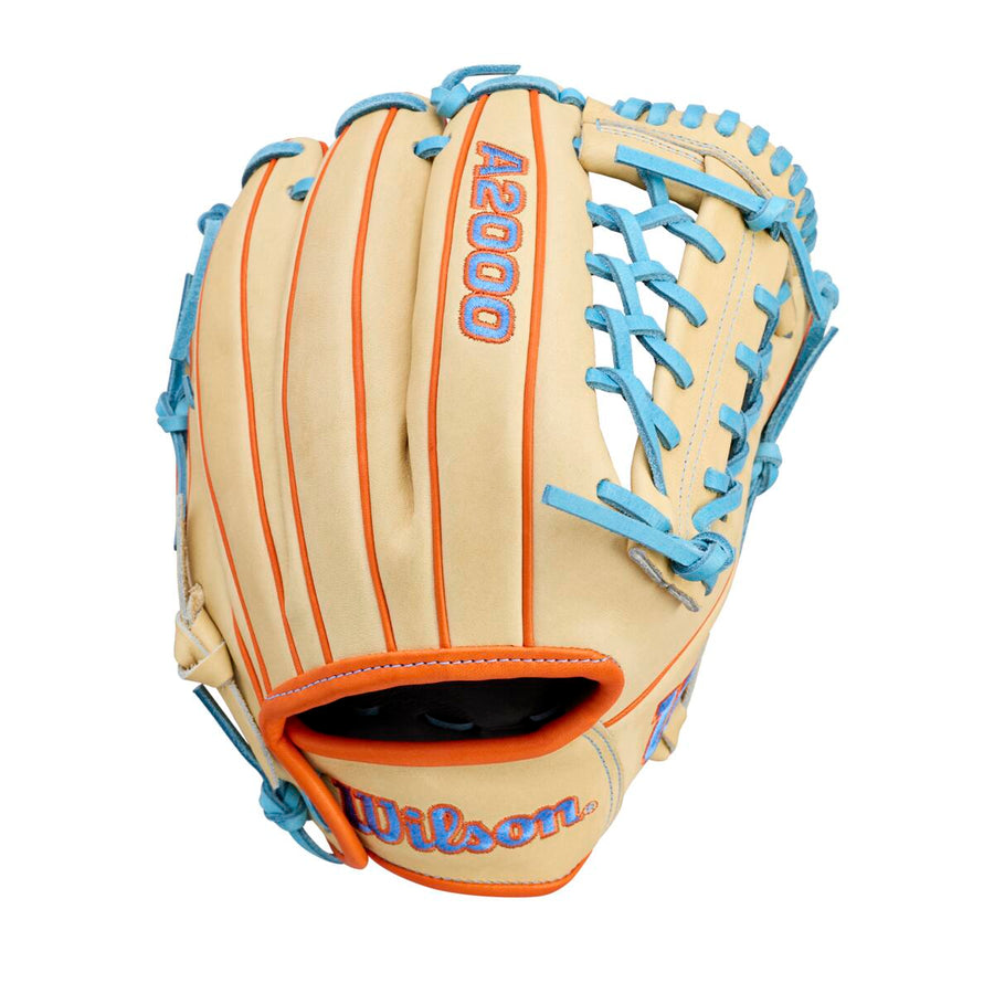Wilson A2000 Summer 2026 PF89 Blonde/SkyBlue/Orange 11.5" Baseball Glove - image 1