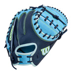 Wilson A2000 Summer 2026 CM33S Navy/Sky Blue 33"-RHT Catcher Mitt - image 1