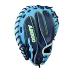Wilson A2000 Summer 2026 CM33S Navy/Sky Blue 33"-RHT Catcher Mitt - image 4