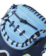 Wilson A2000 Summer 2026 CM33S Navy/Sky Blue 33"-RHT Catcher Mitt - image 5