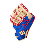 Wilson A2000 Summer 2026 1677SS Royal/Blonde 12.5" First Base Mitt - image 3