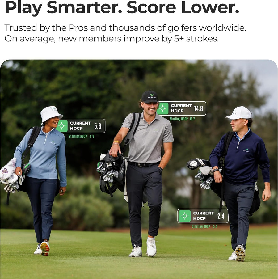 Arccos Smart Sensors with AI Rangefinder