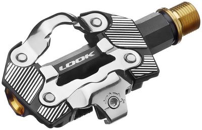 X-One-G Ti Pedals - Single Sided Clipless Aluminum 9/16" Black - bike pedals