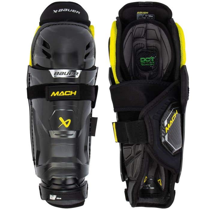 Bauer Supreme Mach Junior Shin Guards - 11in.