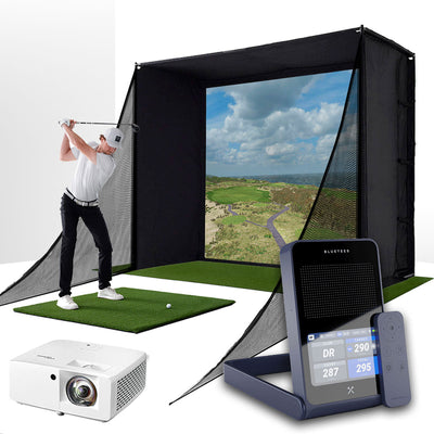 Blue Tees Golf Rainmaker - COMPLETE golf simulator package