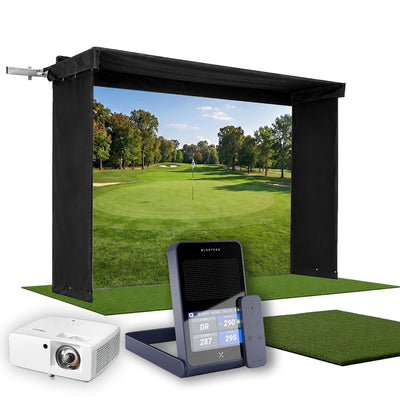 Blue Tees Golf Rainmaker - Vanish LITE golf simulator package