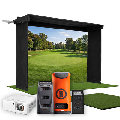 Bushnell Launch Pro Circle B - Vanish LITE golf simulator package