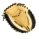 All-Star Pro-Elite Black/Tan 33.5"-RHT Catcher Mitt - image 2