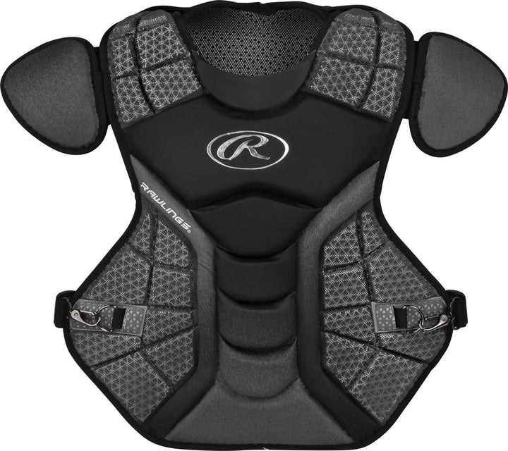Rawlings Velo Int 15.5" Chest Pad - Maroon/White Chest Protector - image 1
