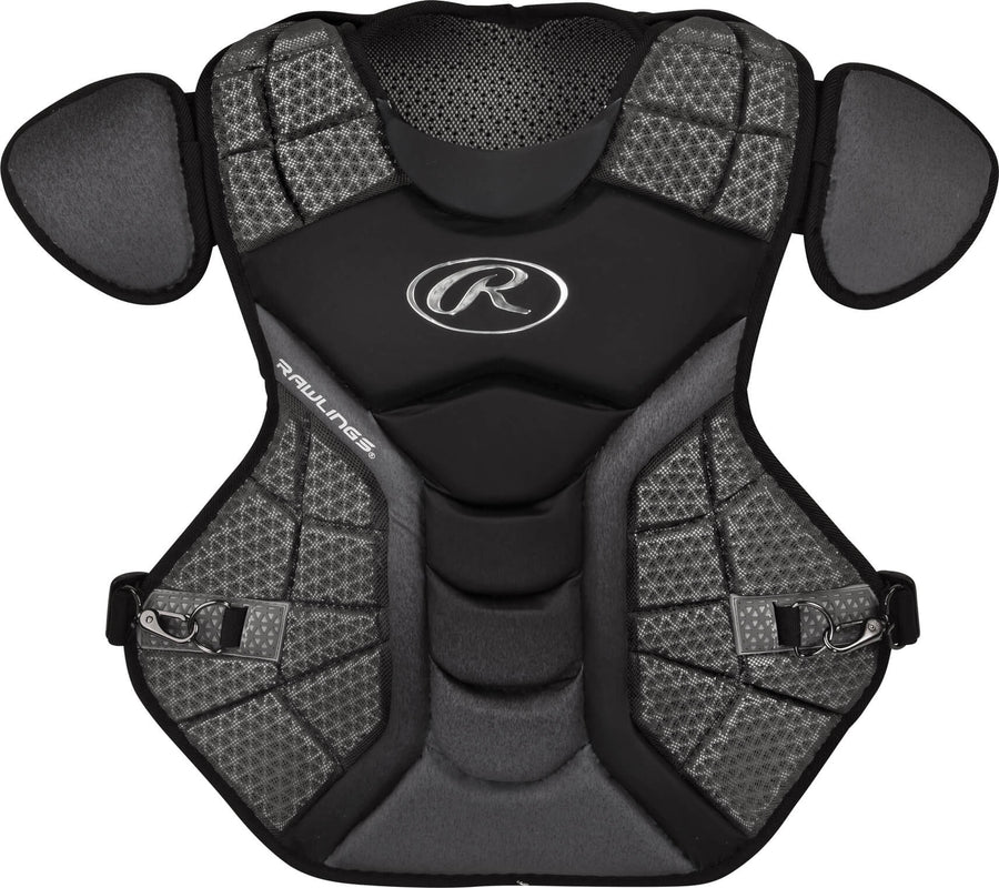 Rawlings Velo Int 15.5" Chest Pad - Maroon/White Chest Protector - image 1