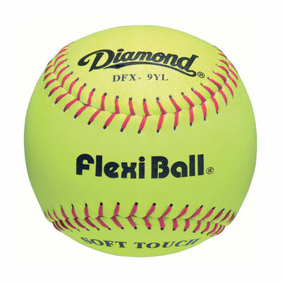 Diamond 9" DFX9YL Flexi-Balls-Yellow Baseball Training Equipment - image 1