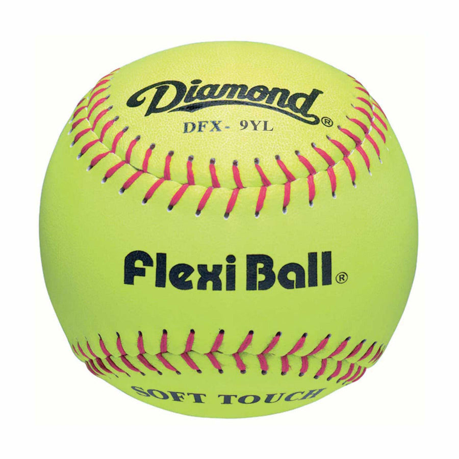 Diamond 9" DFX9YL Flexi-Balls-Yellow Baseball Training Equipment - image 1