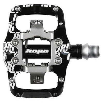Union TC Pedals - Dual Sided Clipless with Platform 9/16" Black - bike pedals