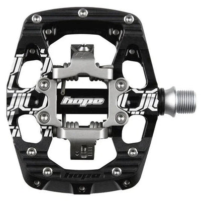 Union GC Pedals - Dual Sided Clipless with Platform 9/16" Black - bike pedals