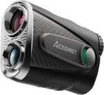 ACEGMET Golf Rangefinder with Slope & Coach Mode - Red & Black Display Laser Range Finder, Hybrid-pwr Rechargeable, 7X Magnification, 0.1s Flag Pin Locking Vibration, 1300 Yards, Magnet