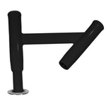 2 Rod Spreader Outrigger Rod Holder - Boat Outrigger - Black