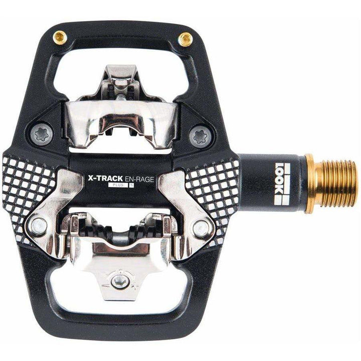 X-TRACK EN-RAGE PLUS Ti Pedals - Dual Sided Clipless Platform Titanium 9/16" BLK - bike pedals