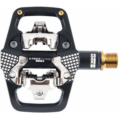 X-TRACK EN-RAGE PLUS Ti Pedals - Dual Sided Clipless Platform Titanium 9/16" BLK - bike pedals