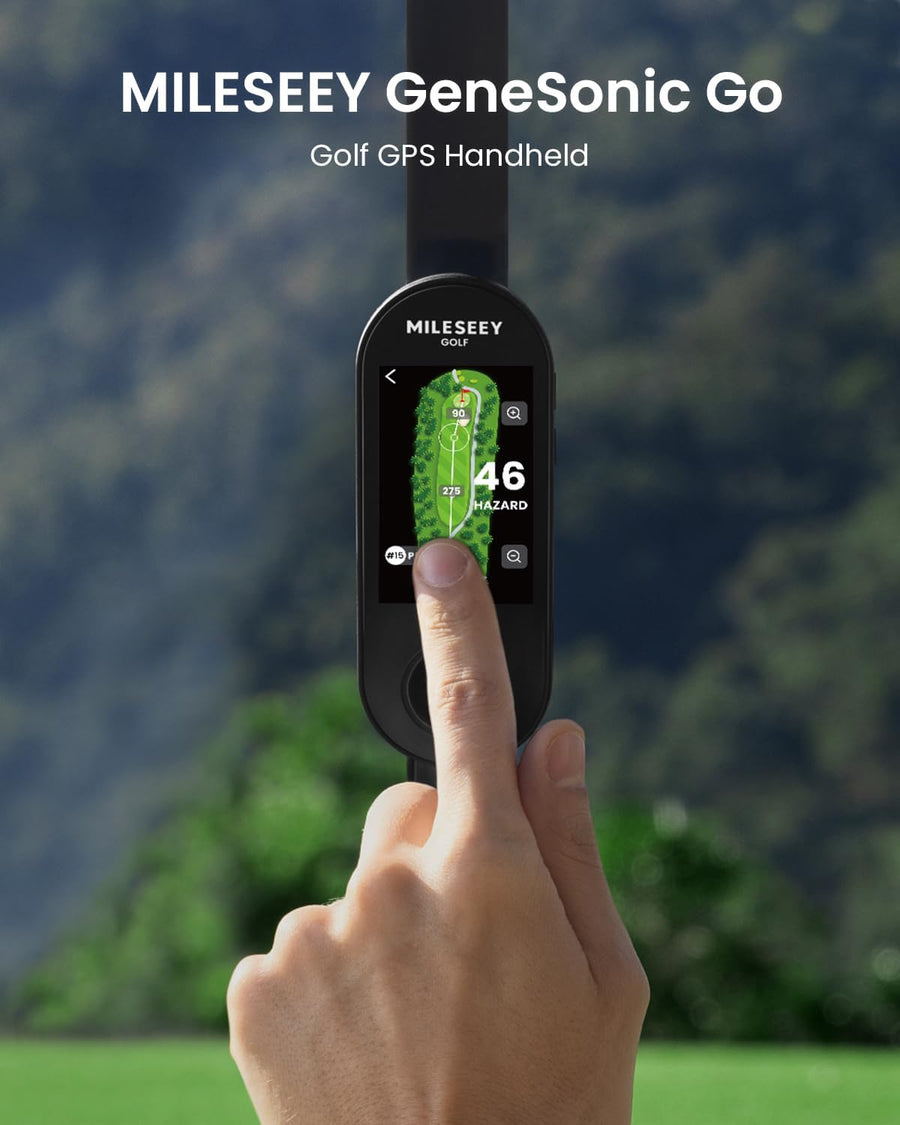 MILESEEY GeneSonic Handheld Golf GPS - No Subscription Required