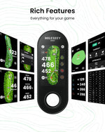 MILESEEY GeneSonic Handheld Golf GPS - No Subscription Required
