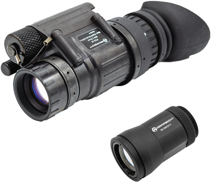 Armasight PVS-14 1x27mm Multi-Purpose Night Vision Monocular w/ 3x Lens - NAMPVS1401G9DBB1