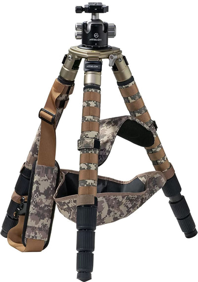 Athlon Optics Midas CF32 32mm Tube Carbon Fiber Tripod - 706007