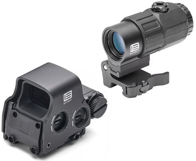 EOTech EXPS3-DCR HWS 1x1.2-0.85in Holographic Red Dot Sight w/G45 Magnifier and STS - HHS IX