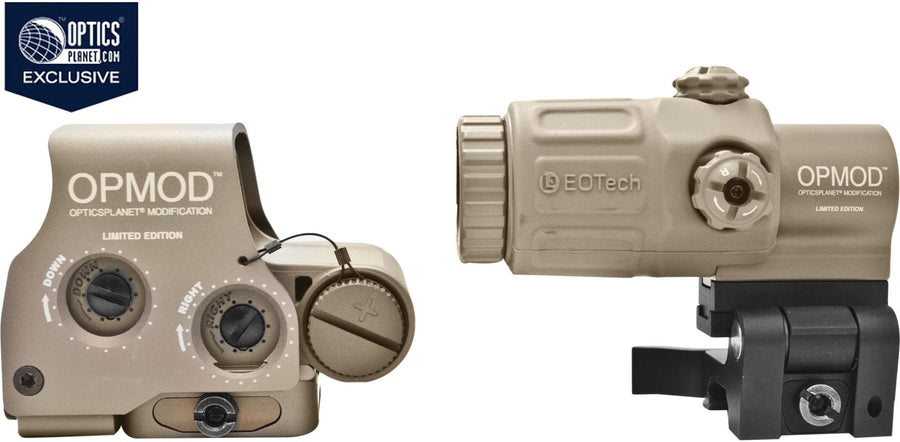 EOTech OPMOD EXPS2 HHS-II Holographic Red Dot Sight w/G33 3x Magnifier - HHS GRN OP