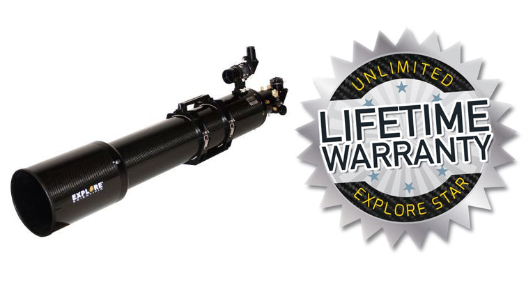 Explore Scientific ED 152mm Carbon Fiber Edition f/8 Air-Spaced Apochromatic Triplet Refractor Telescope - TED15208CF-HEX33
