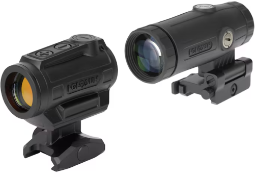 Holosun ARO Advanced Rifle Optic 1x22mm Reflex Red Dot Sight w/HM3X Magnifier - ARO-RD2 & HM3X