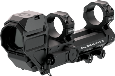 Maztech 34mm Tube Rifle Scope Mount - MZT001-34-AB-BLK/GRN