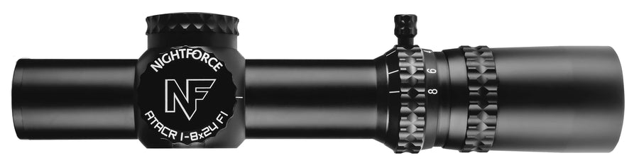 NightForce ATACR 1-8x24mm LPVO Rifle Scope, 34mm Tube, First Focal Plane - C672