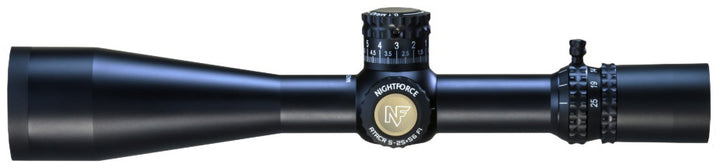 NightForce ATACR 5-25x56mm ZeroStop Rifle Scope, 34mm Tube, First Focal Plane - C579