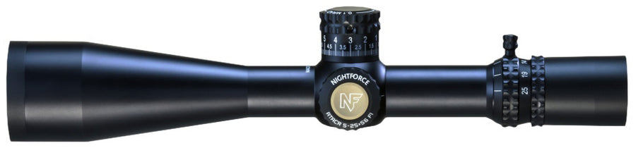 NightForce ATACR 5-25x56mm ZeroStop Rifle Scope, 34mm Tube, First Focal Plane - C579