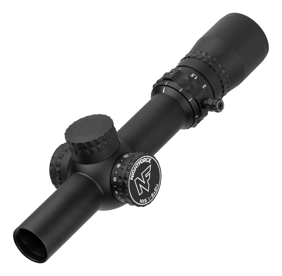 NightForce NX6 1-6x24mm F2 30mm Tube Rifle Scope, Second Focal Plane - C728