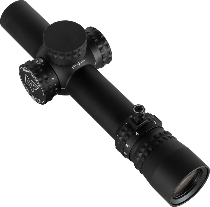 NightForce NX8 Capped E/W Rifle Scope, 1-8x24mm, 30mm Tube, First Focal Plane - C663