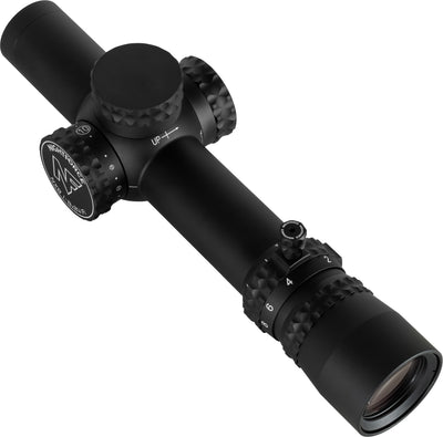 NightForce NX8 Capped E/W Rifle Scope, 1-8x24mm, 30mm Tube, First Focal Plane - C663