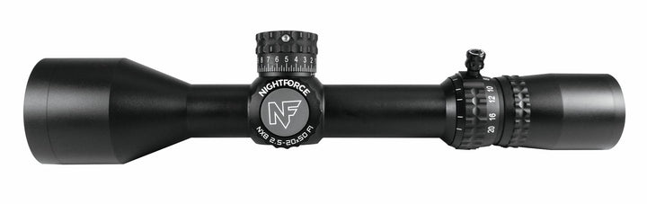 NightForce NX8 Rifle Scope, 2.5-20x50mm, 30mm Tube, First Focal Plane - C631