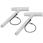 Outrigger Rod Holders - Pair - Boat Outrigger - White/White