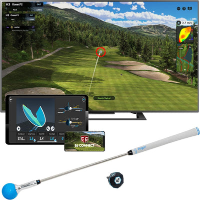 PHIGOLF Mobile Golf Simulator with Upgraded Swing Analysis & WGT Compatible