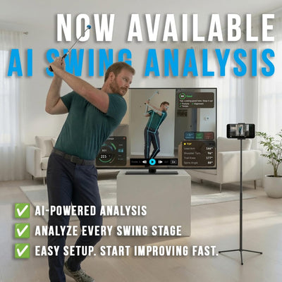 PHIGOLF Mobile Golf Simulator with Upgraded Swing Analysis & WGT Compatible