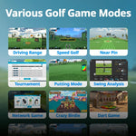 PHIGOLF Mobile Golf Simulator with Upgraded Swing Analysis & WGT Compatible