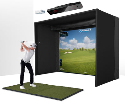Uneekor EYE XO2 - Pro enclosure golf simulator package