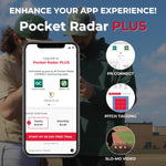 Pocket Radar Smart Coach Speed Gun for Baseball, Softball, Cricket - Accurate Pitching & Sports Speed Measurement, Portable Baseball Radar Gun Compatible with Pocket Radar App (iOS/Android)