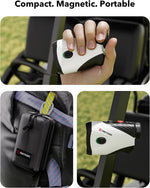 REDTIGER Golf Laser Rangefinder with 6X Magnification, Flag Lock Vibration & Rechargeable Battery