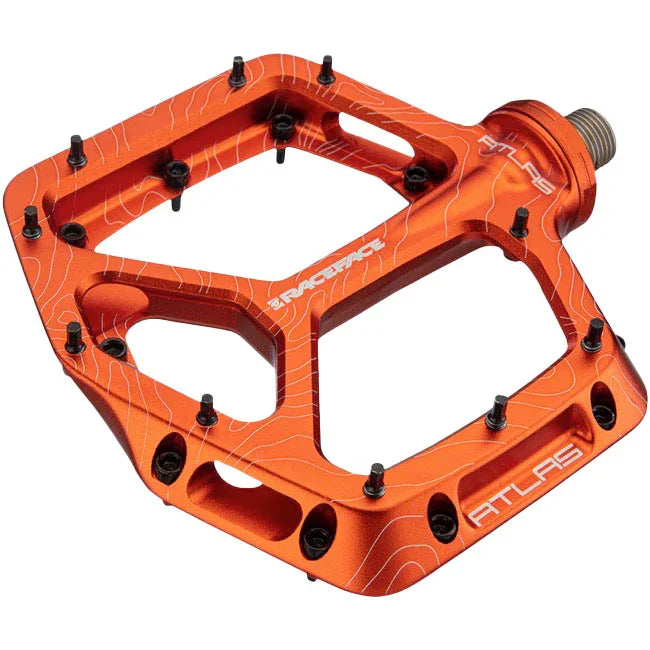 Atlas Platform Pedals Orange - bike pedals