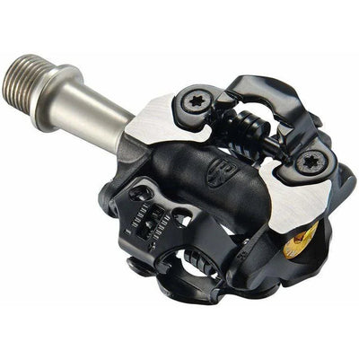 WCS XC Pedals - Dual Sided Clipless Aluminum 9/16" Black - bike pedals