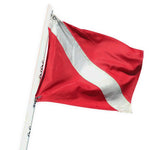 Rod Holder Mount Boat Flagpole - Boat Rod Holder - 55.375"